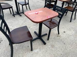 lot 521 image: Dinner Table Set For 2