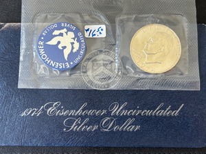 lot 6 image: 1974-S Eisenhower Silver Dollar Uncirculated