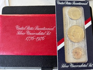 lot 8 image: 1976-S Bicentennial Silver Set Uncirculated