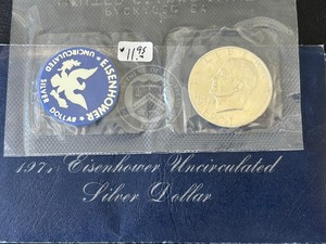 lot 15 image: 1971-S Eisenhower Silver Dollar Uncirculated