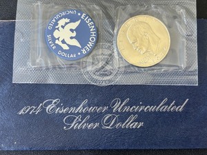 lot 16 image: 1974-S Eisenhower Silver Dollar Uncirculated