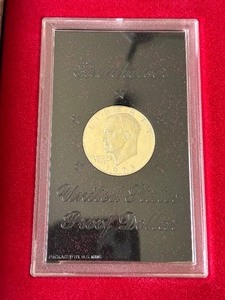lot 24 image: 1973-S Eisenhower Silver Dollar Proof