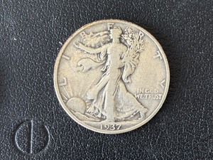 lot 32 image: 1937-S Walking Liberty Half Dollar