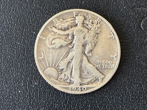 lot 39 image: 1940-S Walking Liberty Half Dollar