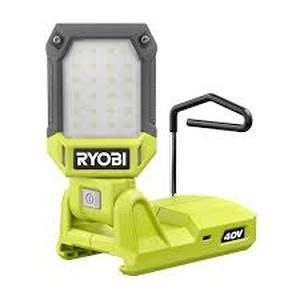 lot 46 image: Lot of RYOBI 40V Cordless Battery Topper LED Work Light (Tool Only)  Customer Returns See Pictures