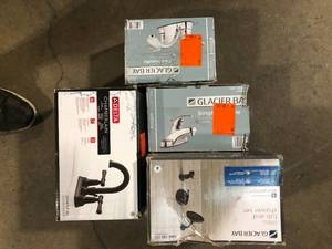 lot 22 image: Lot of Assorted Bathroom Faucets Various Models and Conditions Customer Returns See Pictures