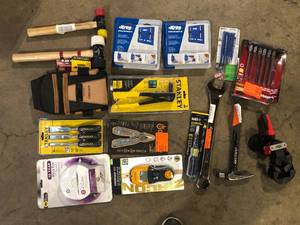 lot 50 image: Lot of Assorted Tools and  Hardware Various Models and Conditions Customer Returns See Pictures