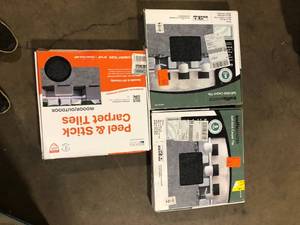 lot 19 image: Lot of Assorted Carpet Tiles Various Models and Conditions  Customer Returns See Pictures