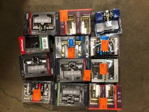 lot 23 image: Lot of Assorted Door Handles Various Models and Conditions Customer Returns See Pictures