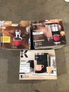 lot 24 image: Lot of Assorted Coffee Makers Various Models and Conditions Customer Returns See Pictures