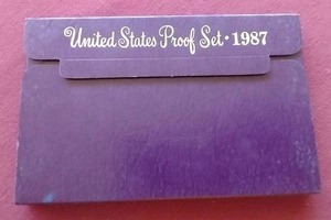lot 6 image: 1987 U.S. Mint Proof Set