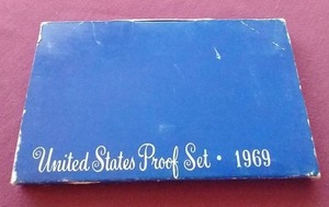 lot 24 image: 1969 U.S. Mint Proof Set