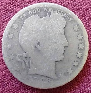 lot 41 image: 1896-O Barber Quarter