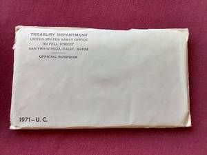 lot 60 image: 1971 U.S. Mint Uncirculated Set