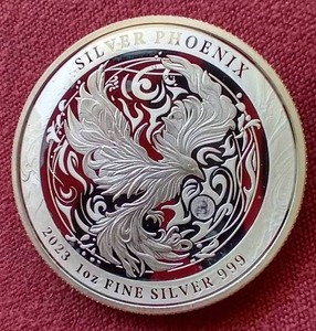 lot 95 image: 2023 Niue Phoenix 1 oz Silver Coin
