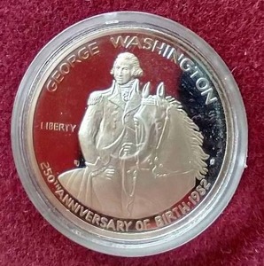 lot 105 image: 1982 Washington Proof Silver Half Dollar