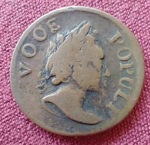 lot 106 image: 1760 Ireland Half Penny