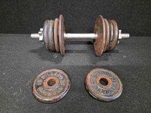 lot 2038 image: Adjustable Barbell