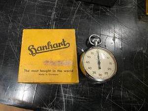 lot 1997 image: WORKING Vintage Hanhart Stopwatch