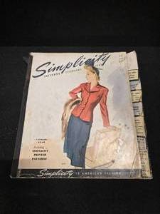 lot 2044 image: Huge 500pg. SIMPLICITY Fashion Catalog (February 1942)