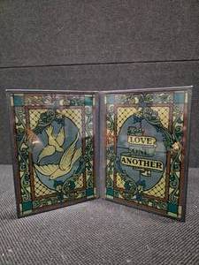 lot 2049 image: 20th Century Stained Glass Table Art