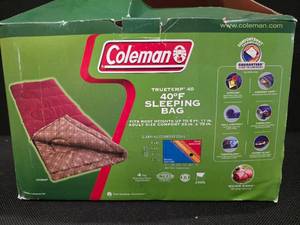 lot 2052 image: COLEMAN Trutemp Adult 40°F Sleeping Bag