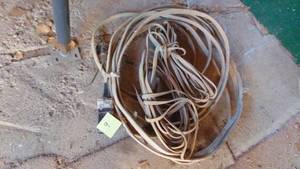 lot 9 image: 50 Amp Ended Cable with Other Electrical Cable