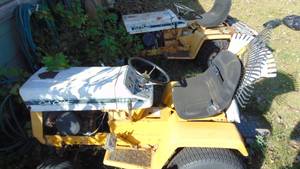 lot 16 image: 2- Cub Cadet 126 Yard Tractors for Part or Repair