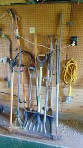 lot 24 image: Assorted Yard and Garden Hand Tools