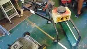 lot 28 image: Dandy-Lion Yard Killer for Dandelions and Weeds, Walk behind Unit