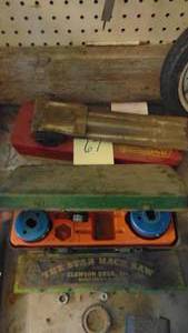 lot 67 image: Hole Saw Kit, Gun Cleaning and Misc