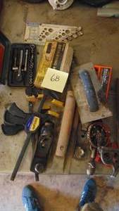 lot 68 image: Clamps, Planner and Misc