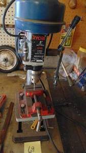 lot 69 image: Ryobi 8 Bench Top Drill Press.