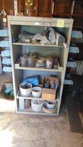 lot 72 image: Metal CabinetRack with Contents