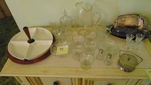 lot 79 image: Assorted Glass Pcs.