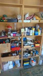 lot 163 image: Contents of Shelf, Lots of great useable items