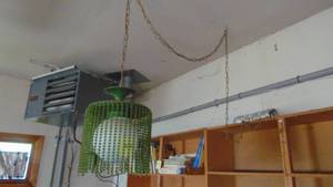lot 163A image: Vintage Retro Swag Light