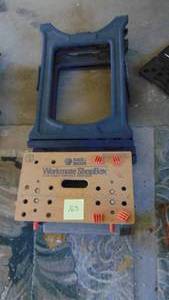 lot 165 image: Workmate Shop Box and Pair of Plastic Sawhorses