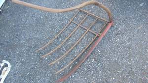 lot 20B image: Primitive Hay Rake