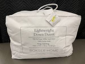lot 3 image: Bokser Home Lightweight Down Duvet KingCal King