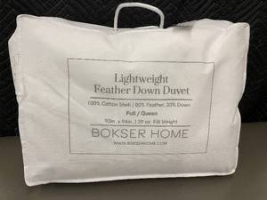 Bokser Home Lightweight Feather Down Duvet Full/Queen