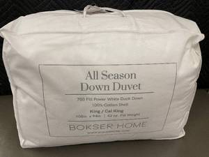lot 5 image: Bokser Home All Season Down Duvet KingCal King