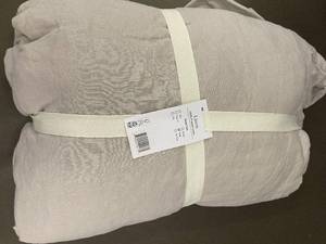 lot 67 image: Bare Home 100 Percent Linen King Sheet Set