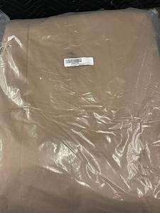 lot 81 image: Luxury Velvet Channel Stitched Quilt FullQueen Sandstone