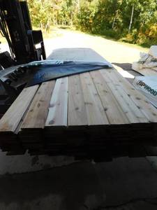 1 x 6 Western Red Cedar Tongue & Groove WP-4 V-Groove Gap Reversible - 1,596 Linear Feet