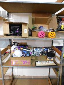 lot 34 image: Halloween Decor Lot  Assorted Goodies