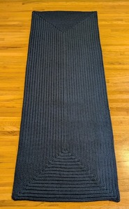 lot 83 image: ML - Safavieh Braided Collection Rug, IndoorOutdoor, 23 x 6, Blue