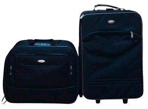 lot 73H image: LL - Set of 2 Vintage Luggage Pieces Pierre Cardin and Samsonite
