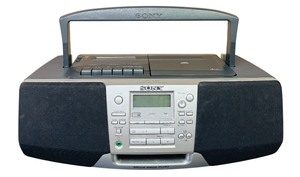 lot 145H image: LL - Sony CFD-S39 CD Cassette Radio Boombox with Mega Bass