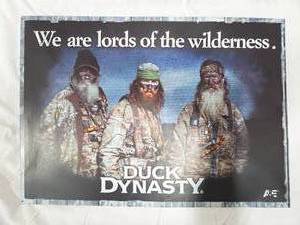 lot 159 image: Duck Dynasty Metal Sign